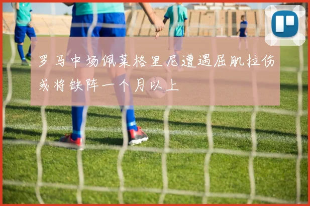 罗马中场佩莱格里尼遭遇屈肌拉伤或将缺阵一个月以上